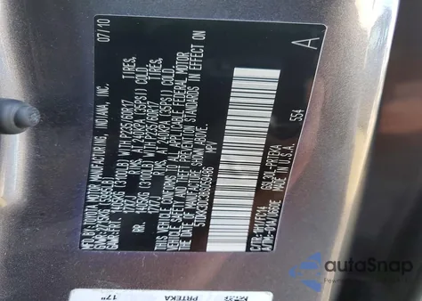 2011 Toyota Sienna Le из США, поврежденный, VIN 5TDKK3DC3BS059486